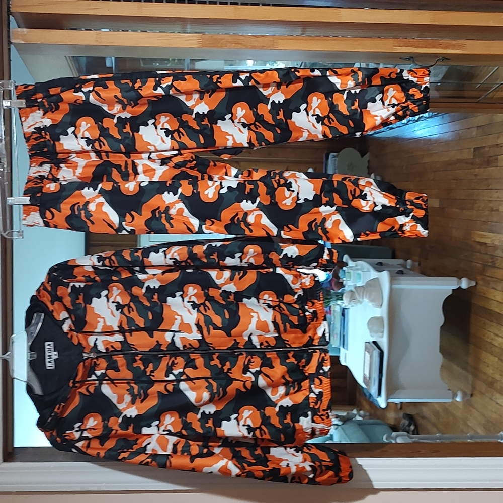 "I Am GIA" Camo Windbreaker Outfit